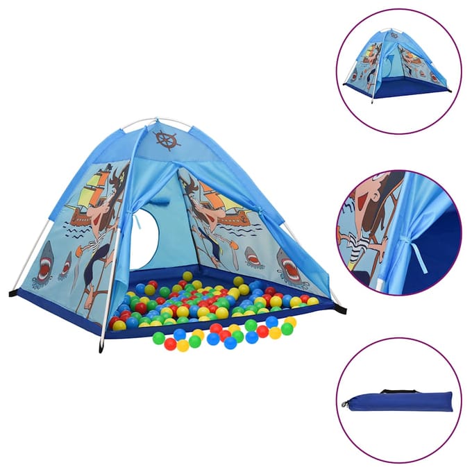 Vidaxl Speeltent voor Kinderen, Blauw, 120X120X90 Cm