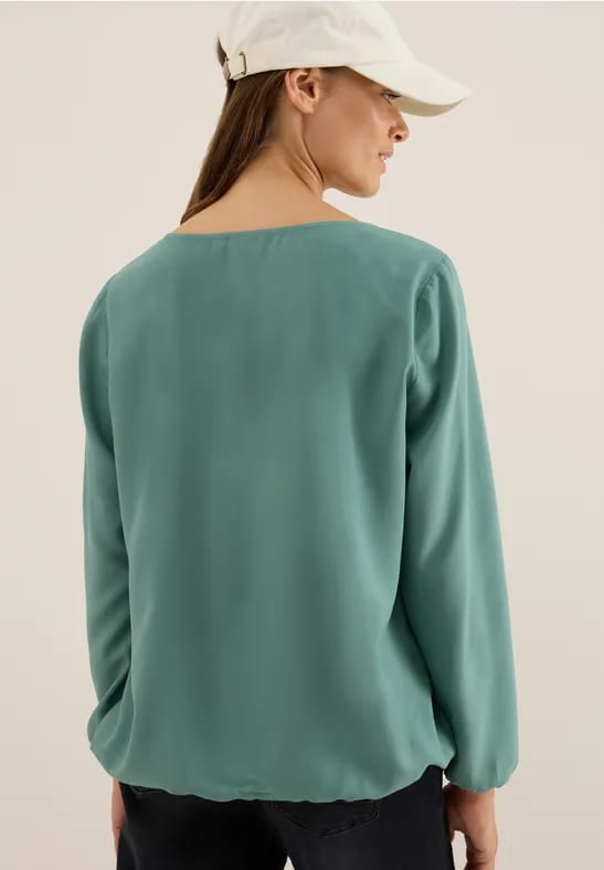 Blouse in effen kleur