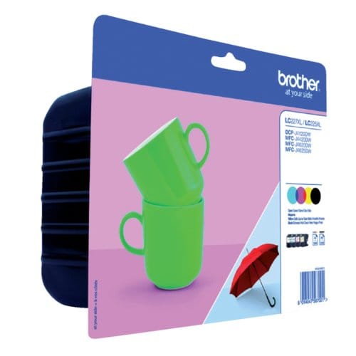 Brother Inktcartridge LC227XLVALBP Origineel Combipack Zwart, Cyaan, Magenta, Geel LC227XLVALBP