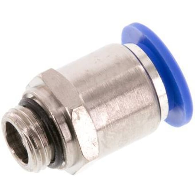 12mm x G1/4'' Messing/PA 66 Insteekfitting Buitendraad NBR [2 Stuks]