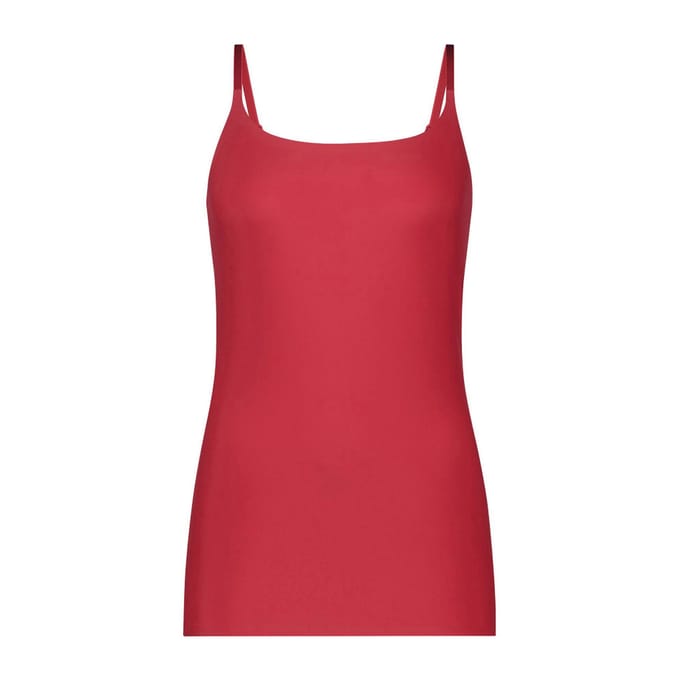 Ten Cate Secrets spaghetti top rood voor Dames | Maat XXL