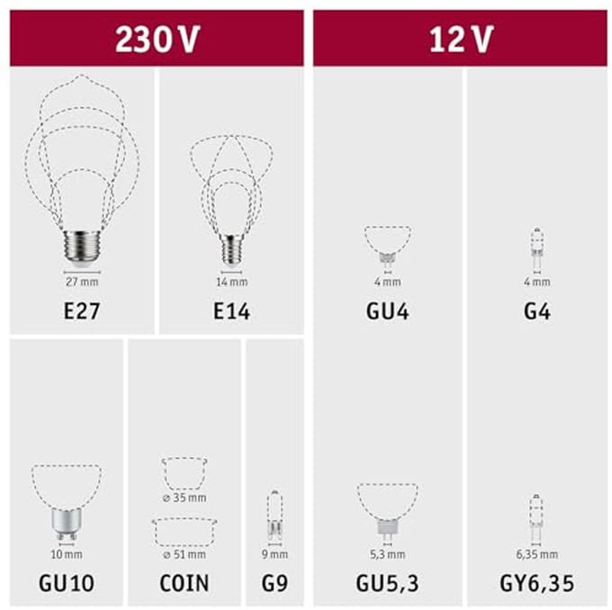 LED filament lamp 5,1W dimbaar E27 warmwit 2700K