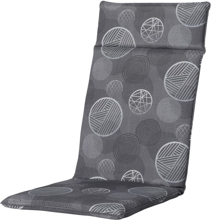 Madison - Hoge Rug - Circle Grey - 120x50 - Grijs