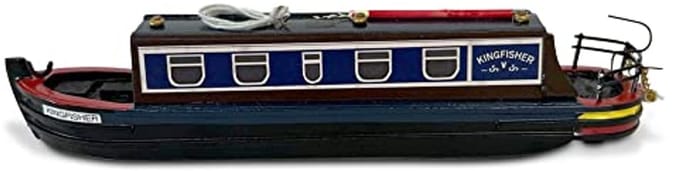 Gedetailleerd Houten IJsvoogel Model 20 cm | Grachtenboot Decoratie | Nautisch Geschenk | Volledig Gemonteerd Model