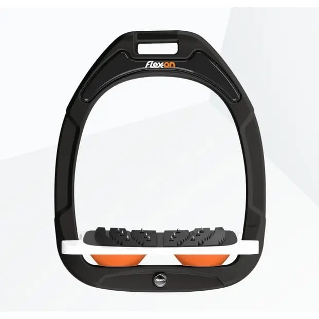 Ultraplat Scheef Grip Zwart/Wit/Oranje Flex-On Green Composite