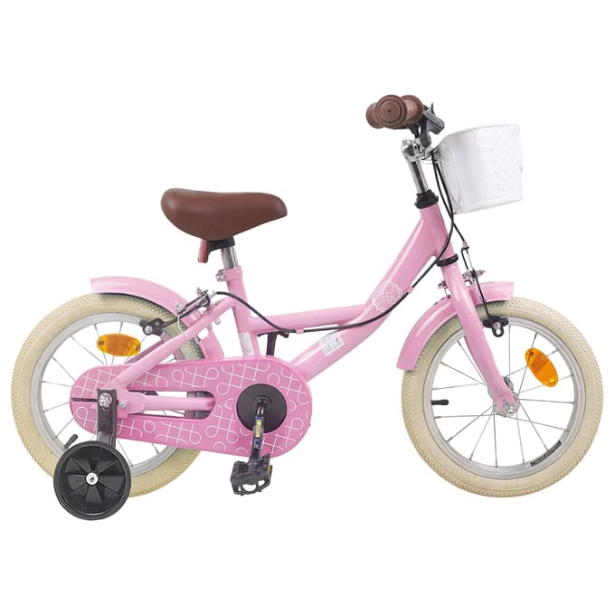 vidaXL - Kinderfiets - 12 - Inch - voor - 2-4 - jaar - oud - Licht - Roze