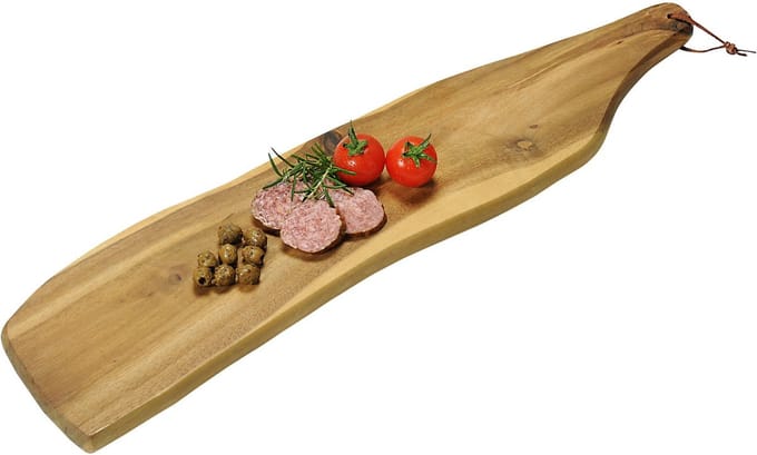 Kesper Serveerplank, 71-85cm x 17-21cm x 2.5cm, Acaciahout
