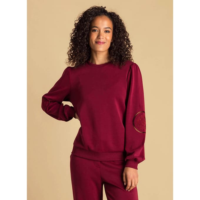 IVY BEAU Amanda Tops - Dark Red - maat 42