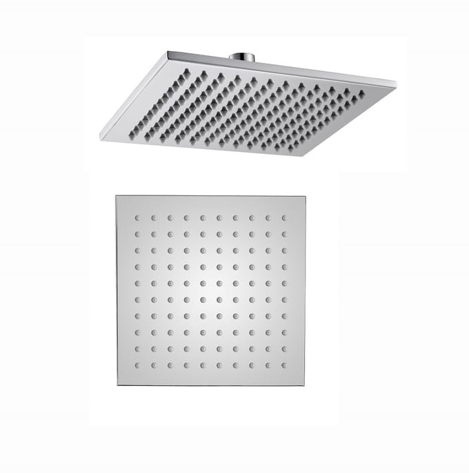 Sanifun Hoofddouche Massa 250 x 250 mm Chroom met LED Verlichting