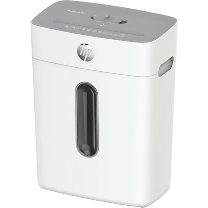 HP OneShred 8CC papiervernietiger, 5 x 18 mm deeltjesgrootte, P-4, 15 l, snijcapaciteit van 8 vel