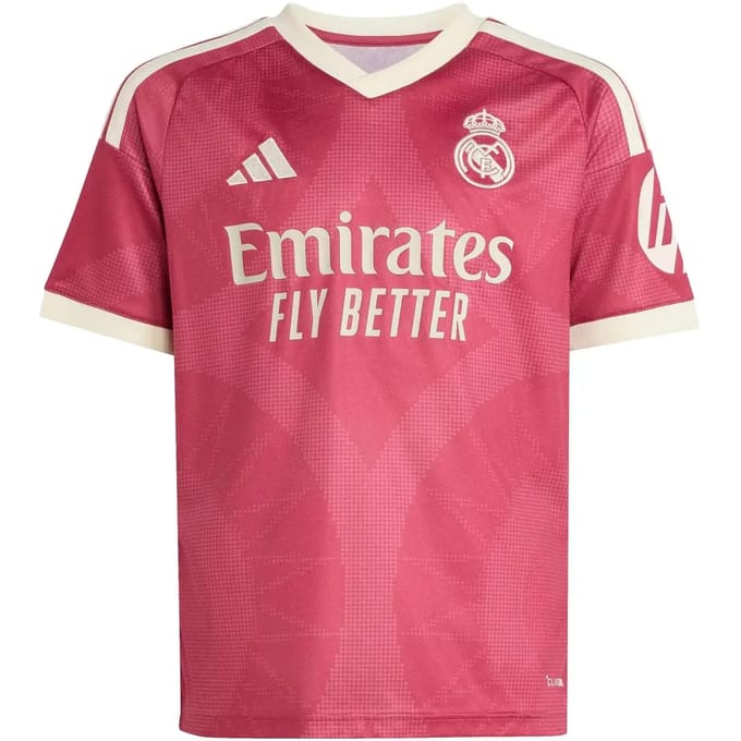 adidas Real Madrid 2026/27 Third Shirt Junior - Roze - Kind, Roze 15-16Y
