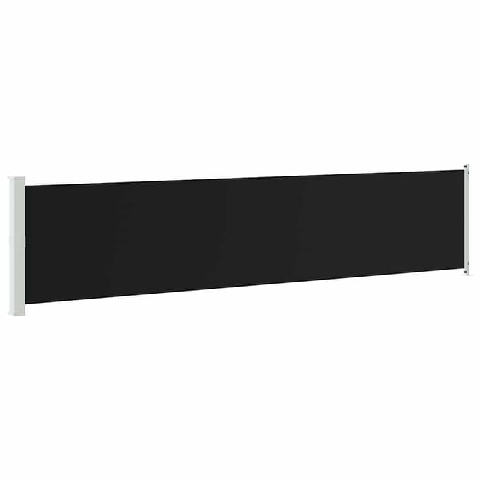 vidaXL - Tuinscherm - uittrekbaar - 140x600 - cm - zwart