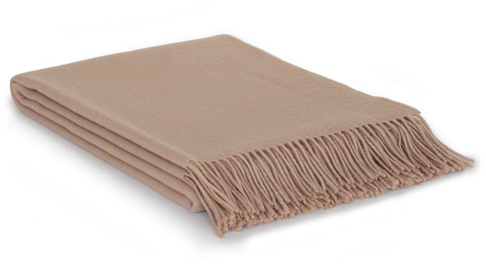 MoST - Wollen plaid Rio - 100% schapenwol - 140 x 200 cm - beige