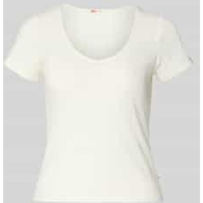 slim fit T-shirt van puur katoen model 'SWEETIE'