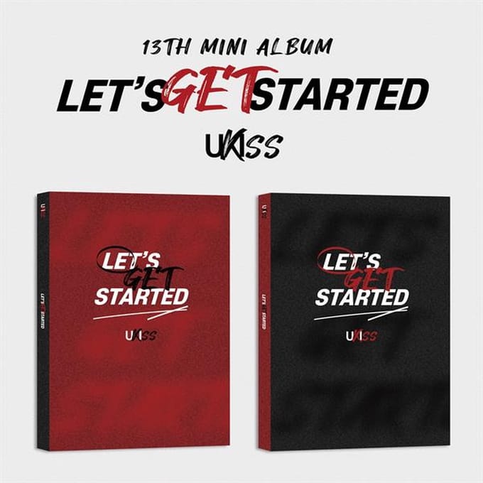 UKISS - LET'S GET STARTED (Flash ver. / Schaduwversie) / 13e Mini-album SET(2 ver.)