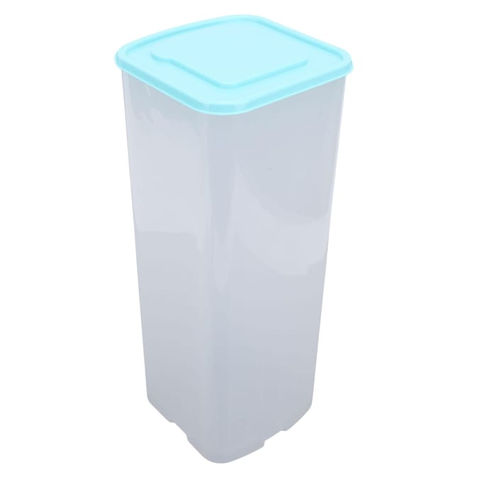 Broodcontainer Plastic Grote Capaciteit Ruimtebesparend Broodtrommel Bewaarder met Deksel voor Thuis Picknicks rood