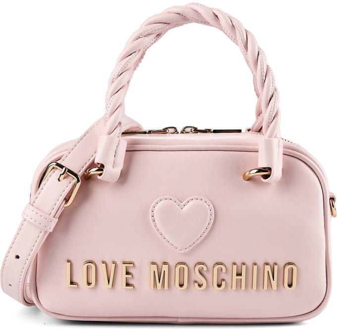 Love Moschino Nero Handtas Leder 21 cm - Dames - cipria