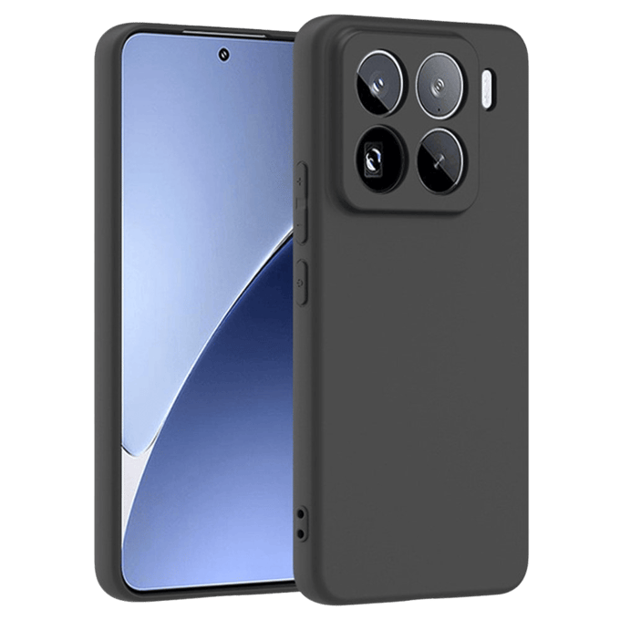 Mocaa Xiaomi 15 Pro Slim-Fit Telefoonhoesje Zwart