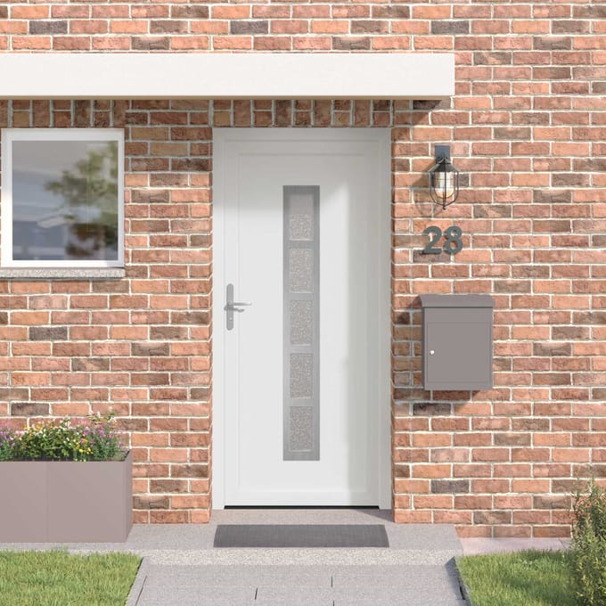 vidaXL Voordeur Wit 88 x 200 cm PVC