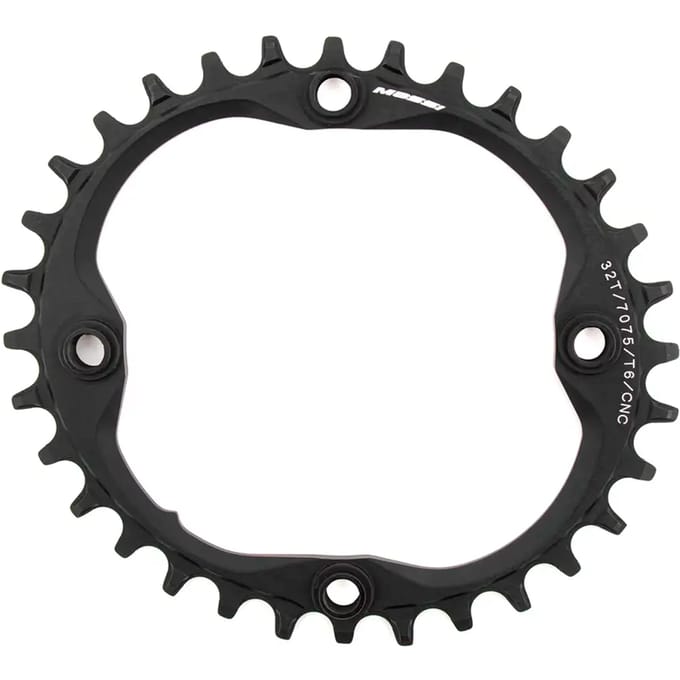 Massi Oval 104 Bcd Shimano Kettingblad Zwart 32t