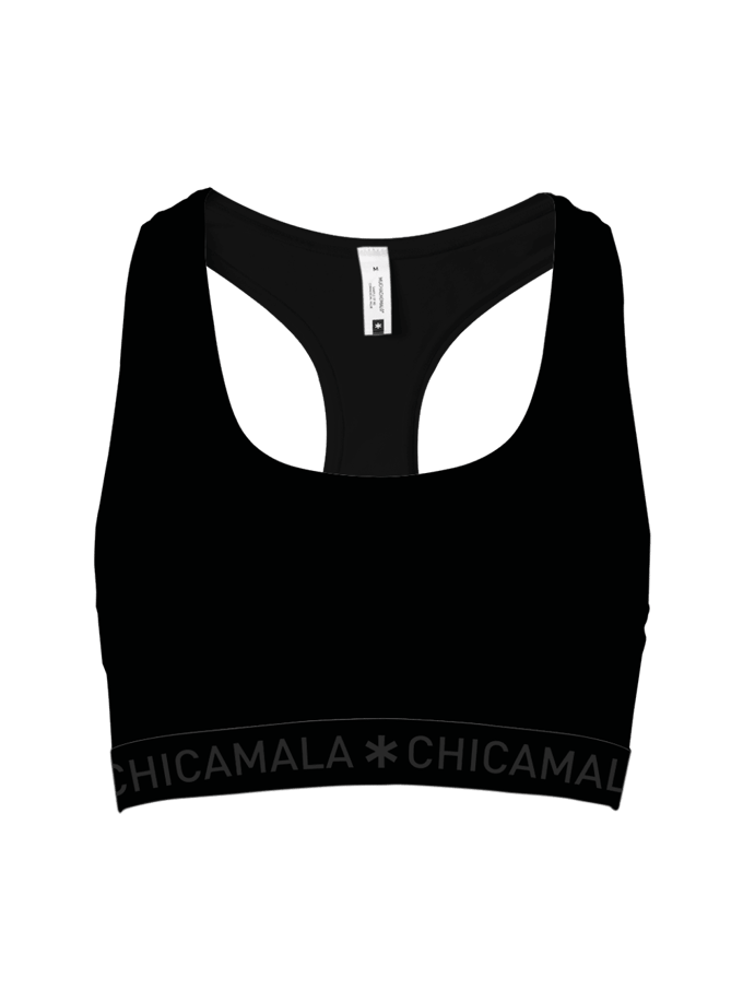 Chicamala Dames BH – 1 Pack – 95% Katoen – Ademend – Onderbroeken Dames – Racerback Top – Normale Lengte