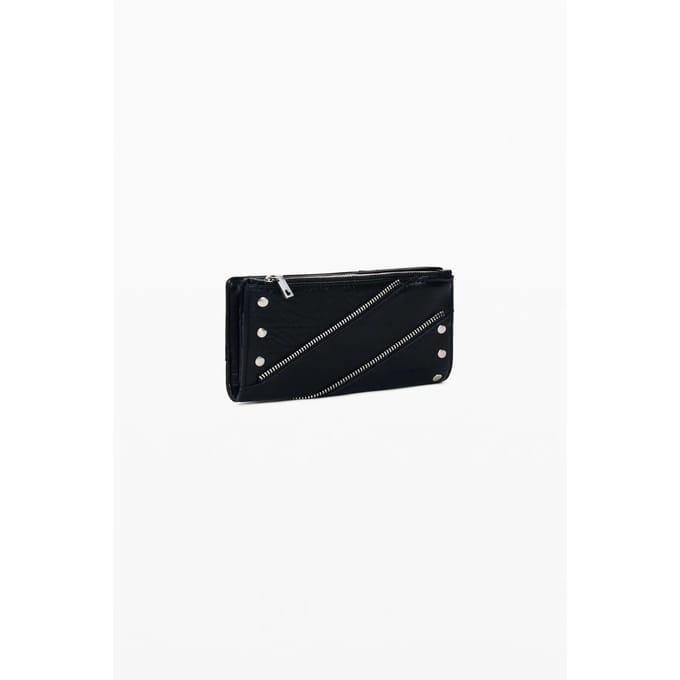 Desigual portemonnee Mone Cantella Clarisa Long Wallet Black zwart