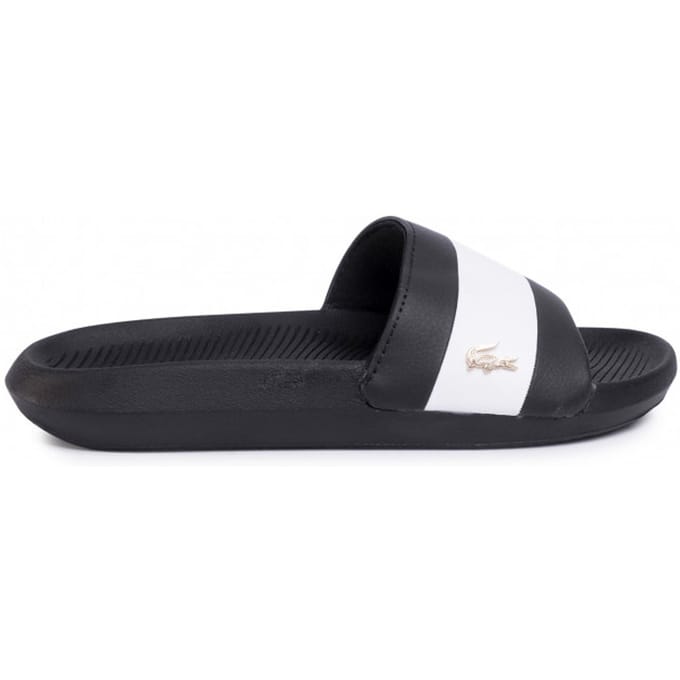 Lacoste Croco 120 3 Zwart Synthetisch Vrouwen Slider 39CFA0036 312