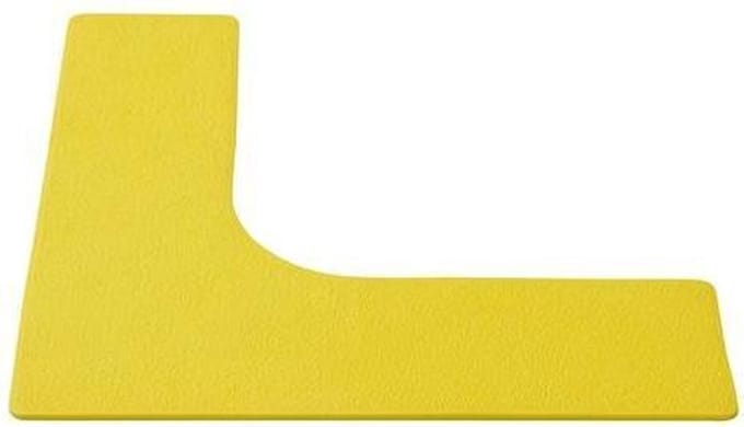 Sportec Bodemmarkering Hoek 25 Cm 5 Stuks Geel