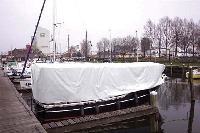 Afdekzeilen / dekkleden 100 g/m² - 3 m x 5 m - wit
