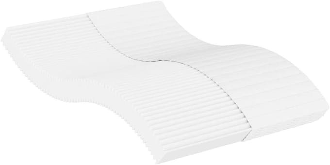 Schuimmatras - Matras 140x200 - Goede nachtrust - Dubbelzijdig hard - 140 x 200 cm - Wit