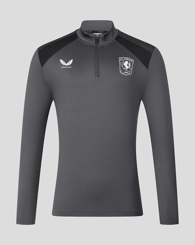 Fc Twente Training 26/27 Coaches Midlayer Top - Heren - Gunmetal