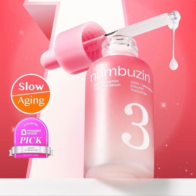 numbuzin - No.3 Bifida Bakuchiol Zero Pore Serum 30ml
