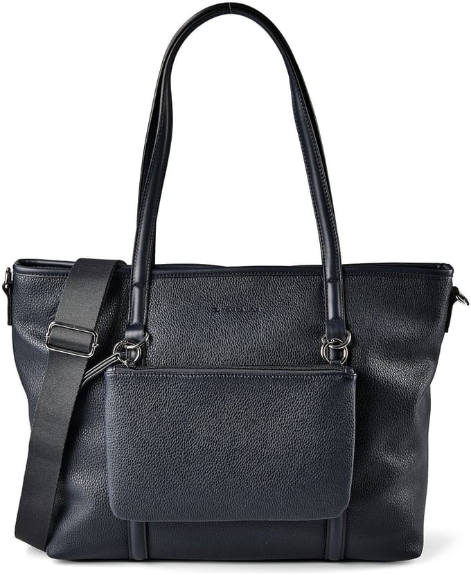 TOM TAILOR shopper schoudertas Jamila Zip Shopper Dark Blue donkerblauw