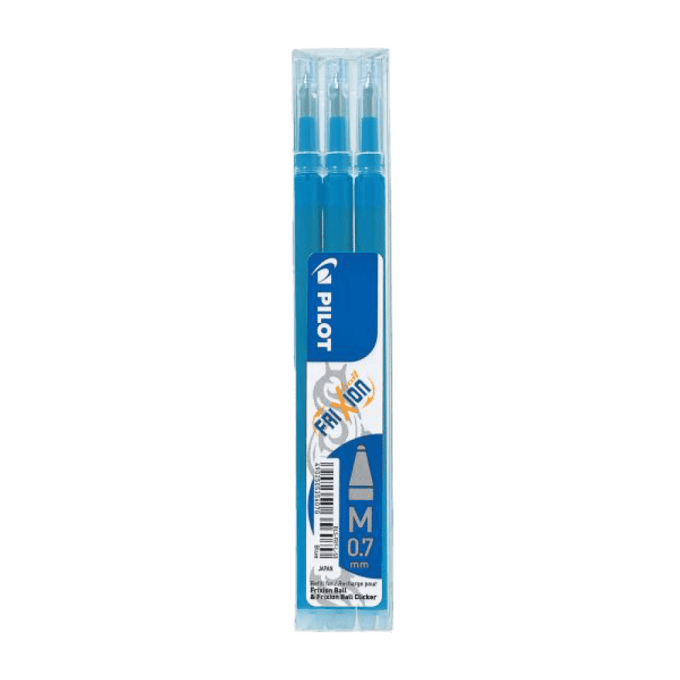 Set van 3 - Vulling FriXion Point - Lichtblauw - Fijne penpunt