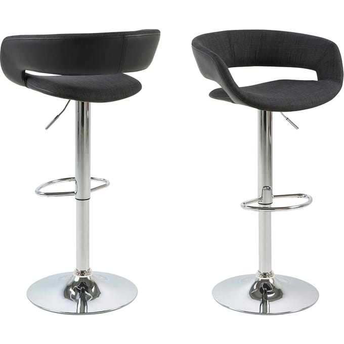 Smuk Barkruk Gale Antraciet - 2 Stuks