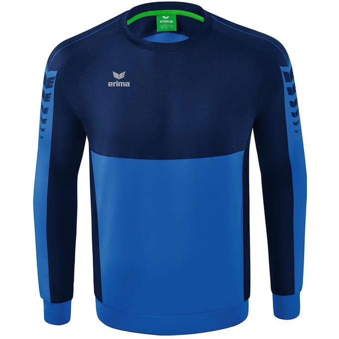 Erima Six Wings Sweatshirt Kinderen - New Navy / New Royal | Maat: 152