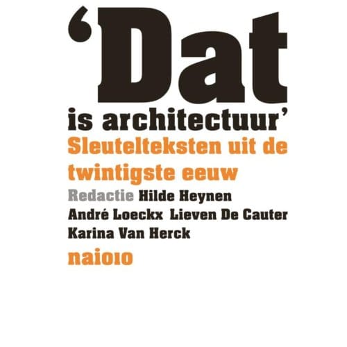 Dat Is Architectuur