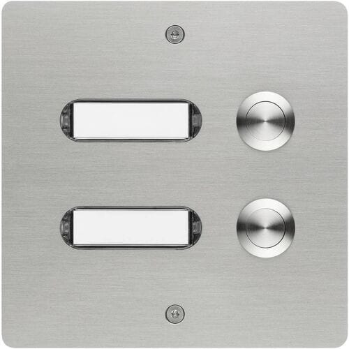 Grothe 55502 Belknop Met naambord RVS V2A