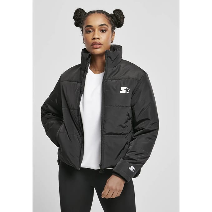 Starter Black Label - Logo Gewatteerd jack - M - Zwart