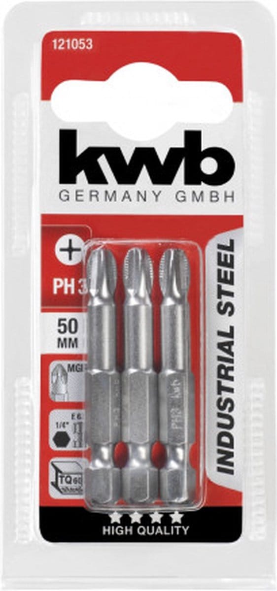 3 SCHROEFBITS 50 MM PH 3 KAART