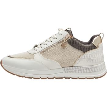 Vrouwen sneakers met logo print Tamaris