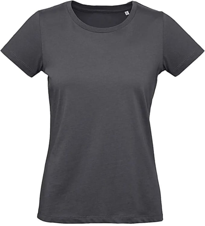 T-shirt dames B&C Organic Inspire Plus