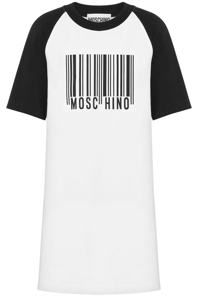 Moschino Barcode Interlock Dress White Taglia: 36 | Abiti Mini Outlet | Donna | Bianco