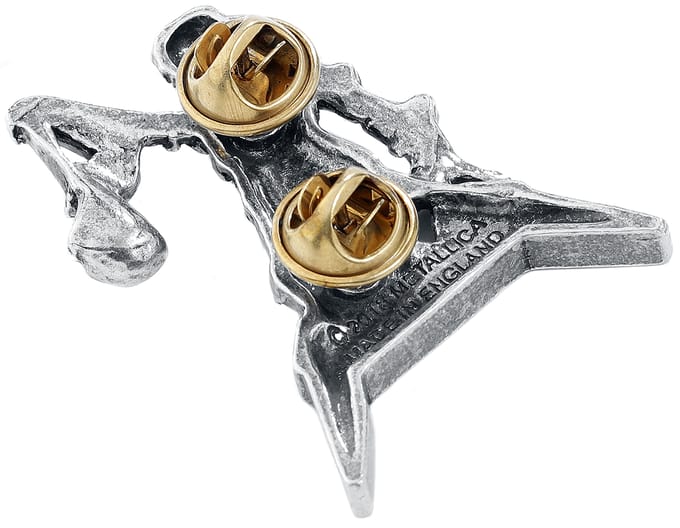 Metallica Justice For All Unisex Speld - zilverkleurig - Standard