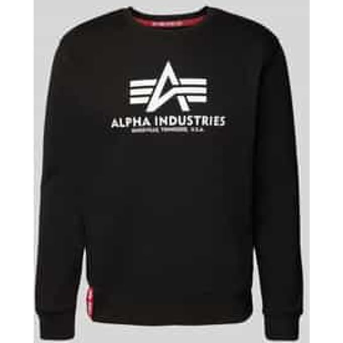 Sweatshirt met logoprint model 'BASIC SWEATER'