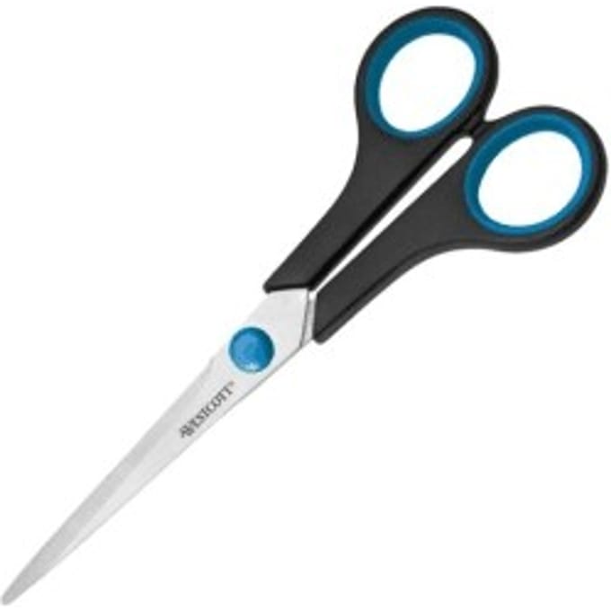 Westcott schaar - Easy Grip RVS - soft grip - 18 cm - AC-E30271