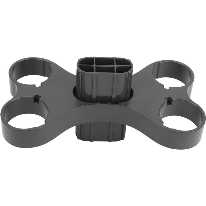 Muurbeugel voor U10 stofzuiger, ABS, wandhouder voor accessoires. black