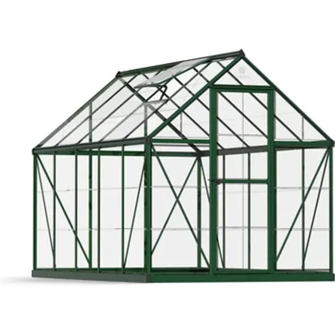 Canopia Tuinkas Harmony 6x10 - Polycarbonaat - Groen - 185x306x208 Cm