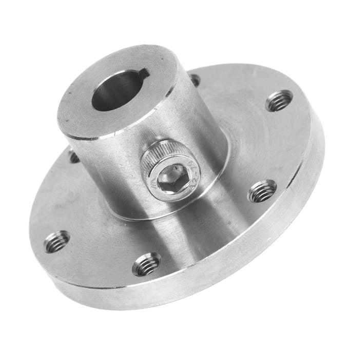 10mm Flenskoppeling Connector Hoge Sterkte Roestvrij Staal RC Askoppeling voor DIY RC Model gray