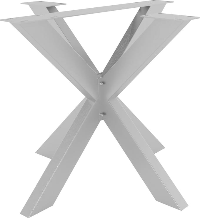 CLP Duncan Tafelpoten - RVS - Vierkant - roestvrij staal 85x85x71 cm